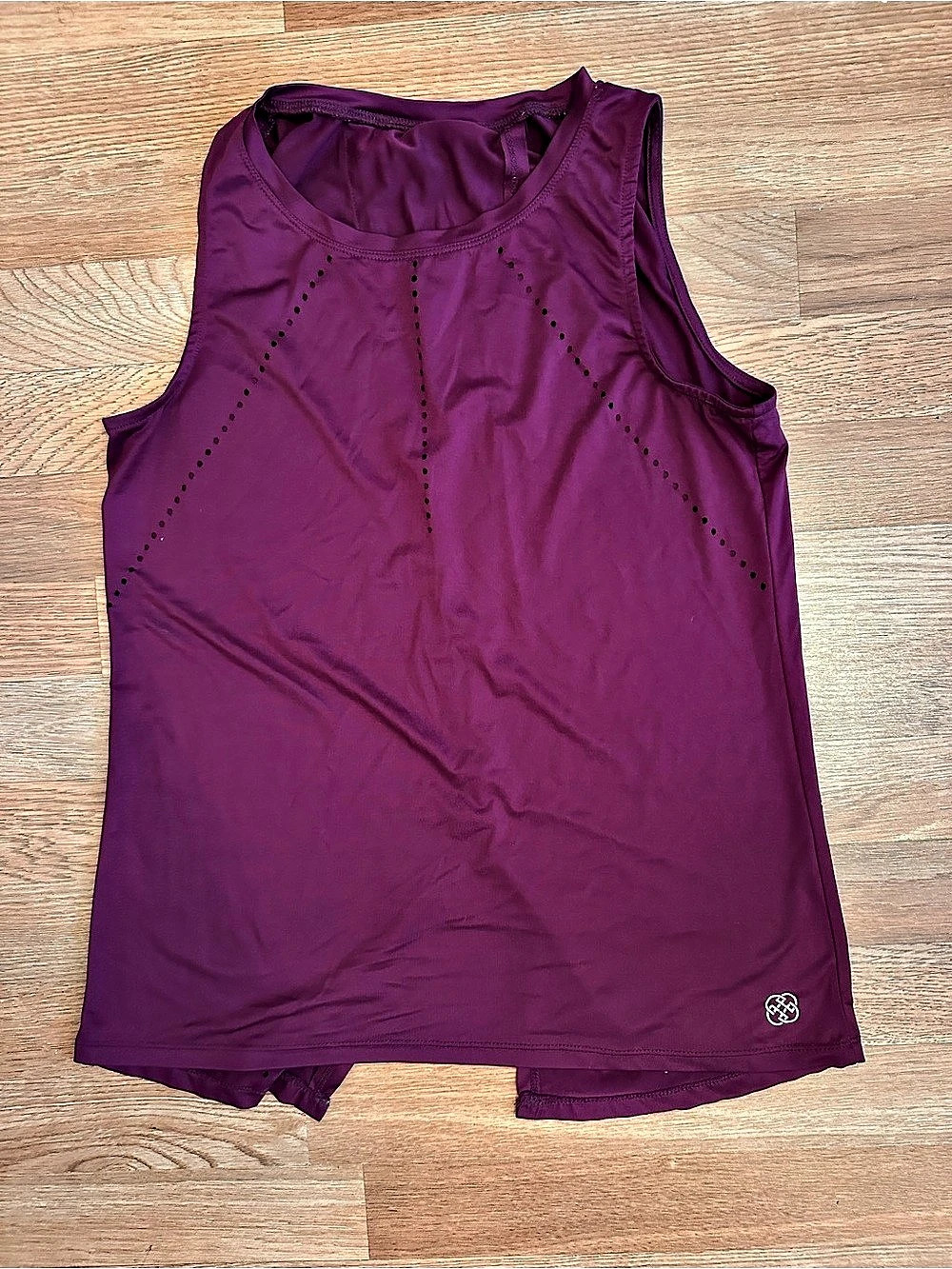 Purple Sleeveless Athletic Tank